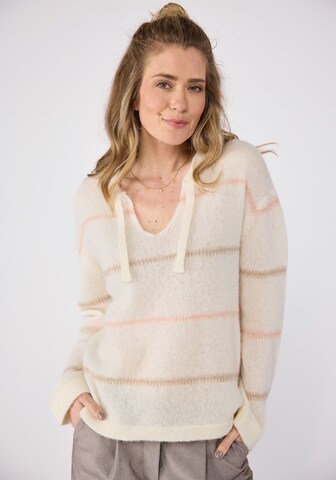 LIEBLINGSSTÜCK Pullover in Weiß: Vorderseite