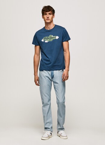 Pepe Jeans Tričko 'Raffael' – modrá