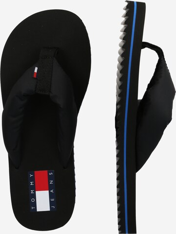 Tommy Jeans T-Bar Sandals in Black