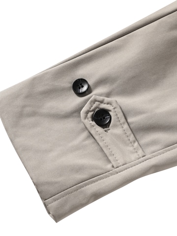 ALLTHEMEN Between-Seasons Coat 'Hauch' in Beige