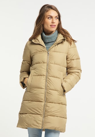 Manteau d’hiver Usha en beige : devant