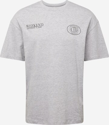 JACK & JONES Shirt 'BRADLEY' in Grey: front