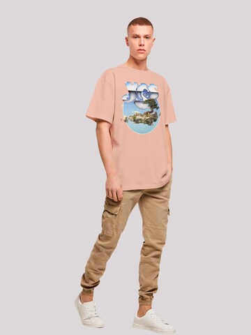 F4NT4STIC Shirt 'YES Chrome Island' in Oranje