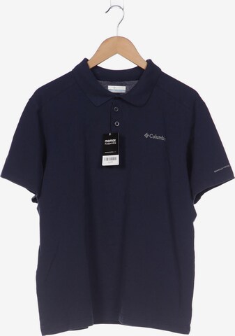 COLUMBIA Poloshirt L in Blau: predná strana