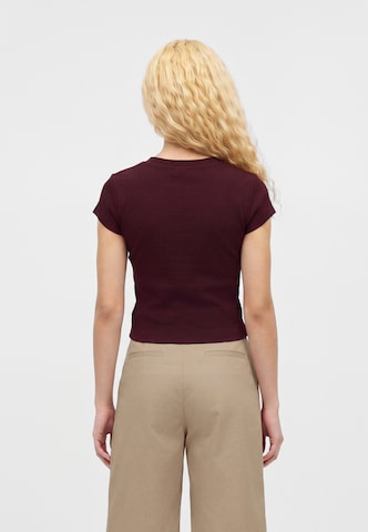 Calvin Klein Jeans Tričko – fialová: zadní strana