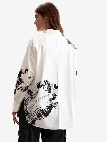 Desigual Bluzka w kolorze biały