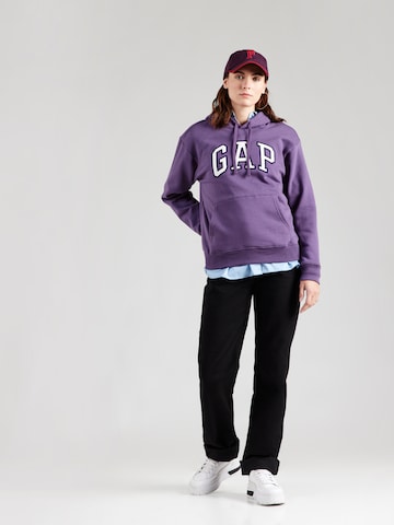 GAP Sweatshirt 'HERITAGE' i lilla