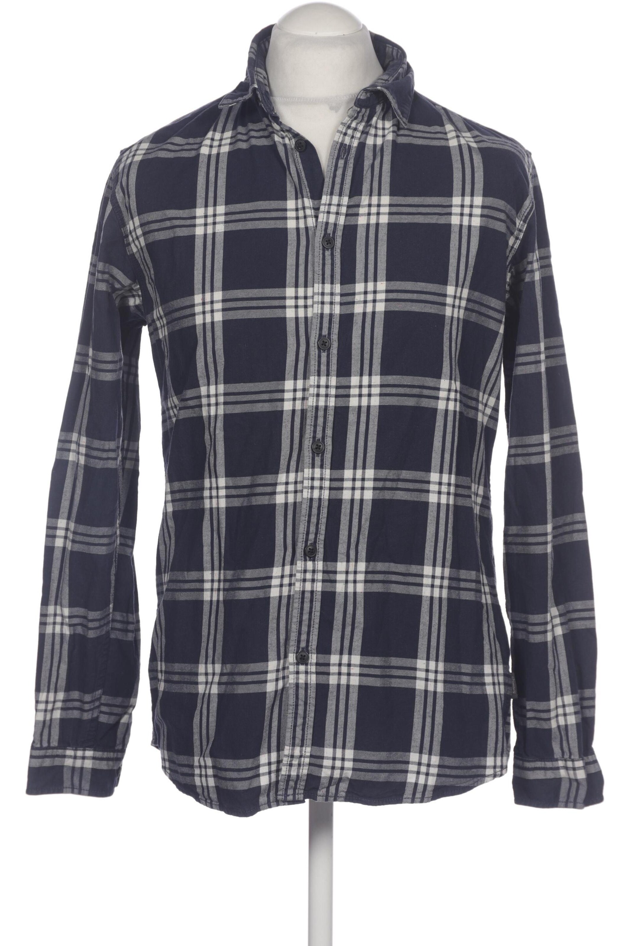 JACK & JONES Button Up Shirt in L in Blue: front