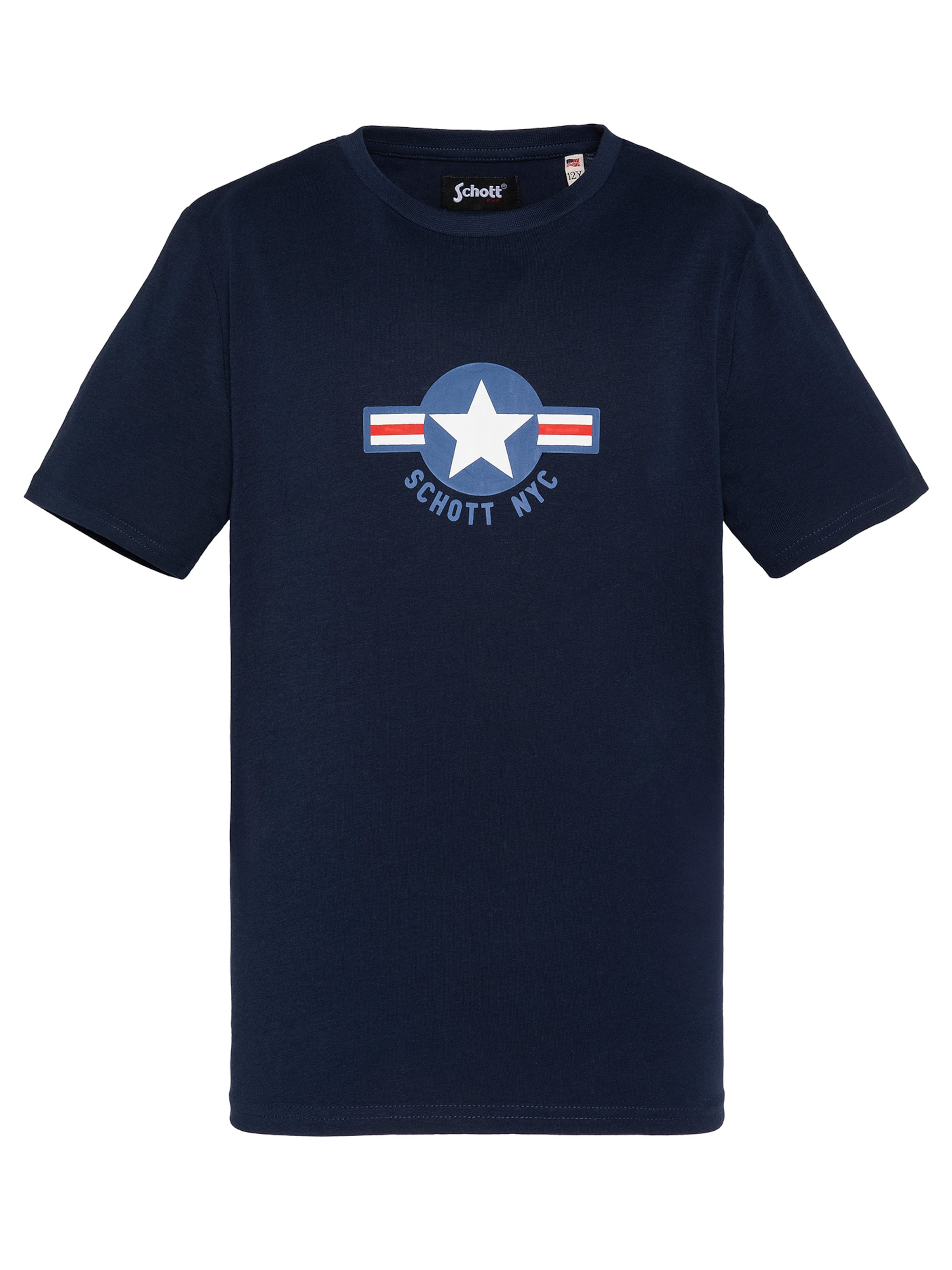 Schott NYC Sweatshirt in 134-140 in Navy, Item view