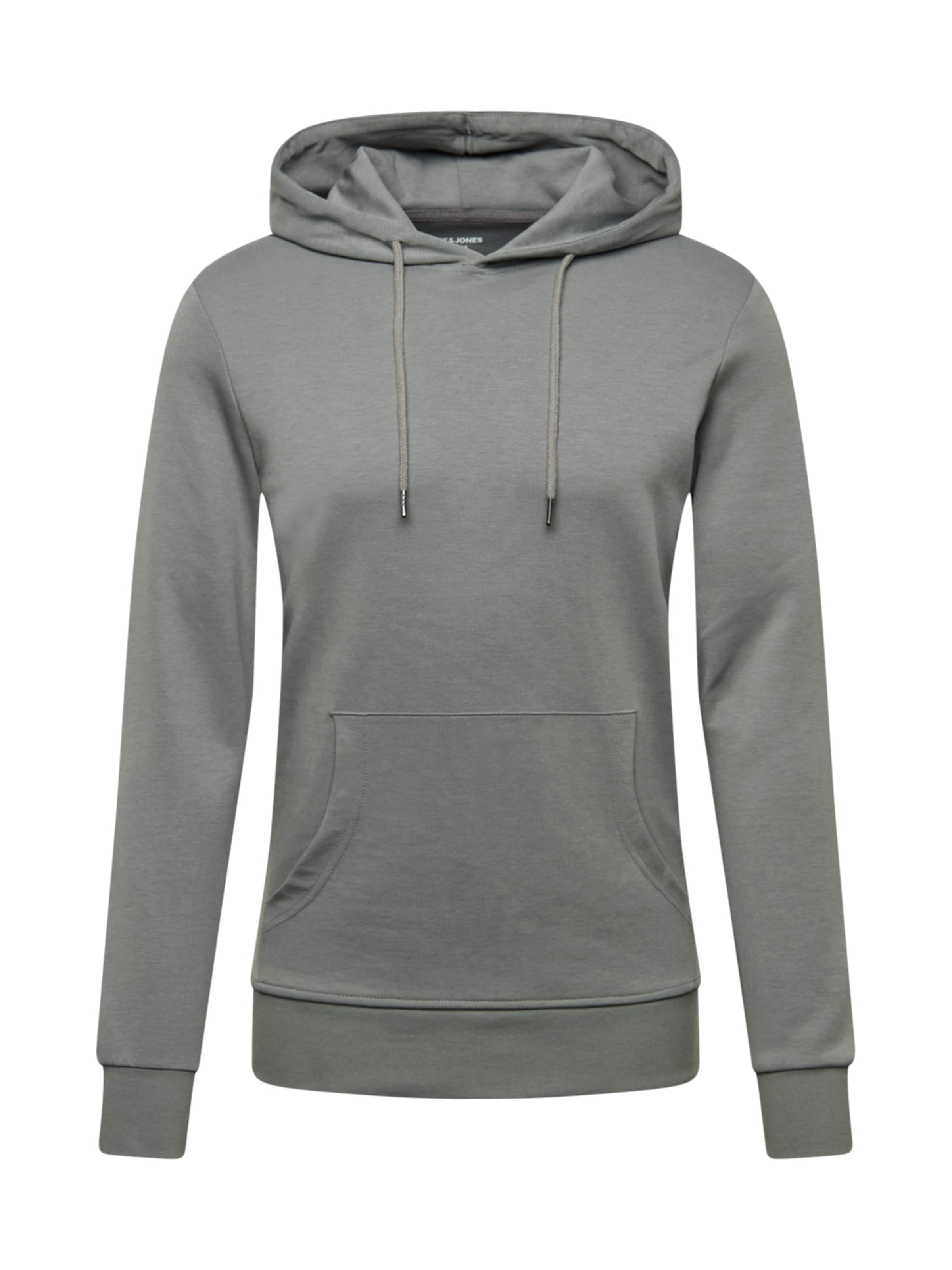 JACK & JONES Sweatshirt 'JJEBasic' in Green: front