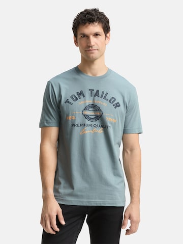 Tricou de la TOM TAILOR pe gri: față