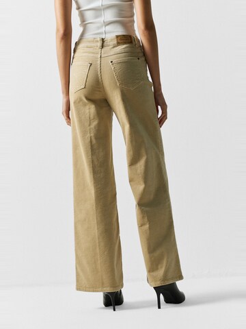 KOROSHI Wide leg Byxa i beige