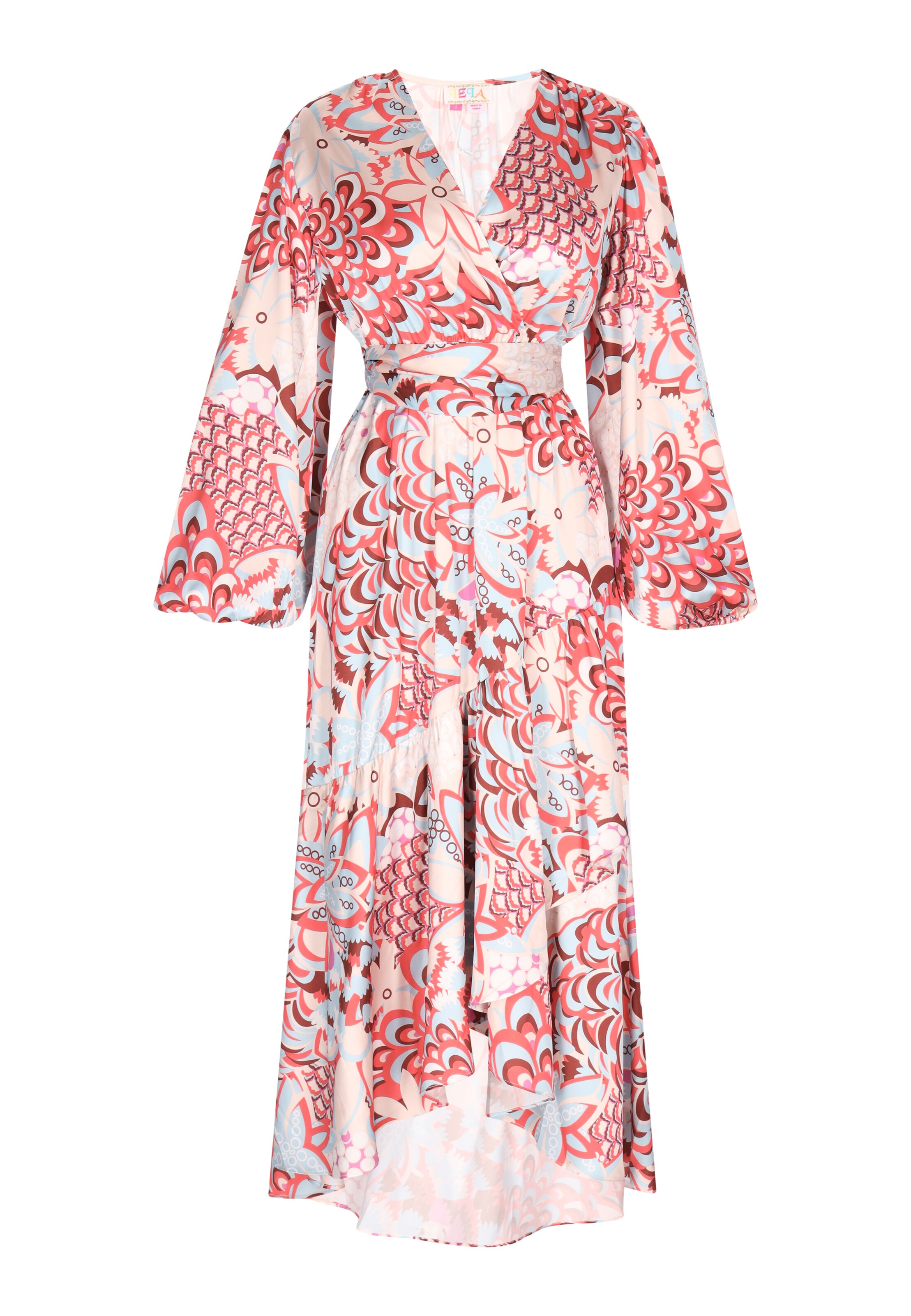 IZIA Letné šaty - Červená: predná strana