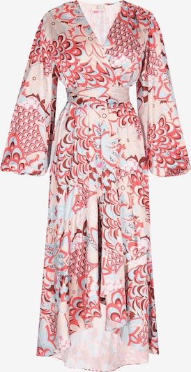 IZIA Sommerkleid in beige / türkis / hellrot, Produktansicht