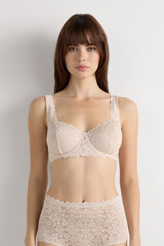 INTIMISSIMI Balconette Bra 'Daniela Pretty Flowers' in Pink: front