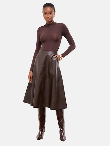 Lipsy Юбка в Коричневый: спереди