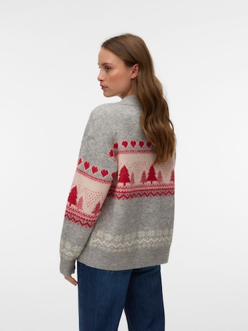 VERO MODA Trui 'VMNEW' in Grijs