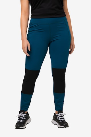 Ulla Popken Skinny Leggings in Blauw: voorkant