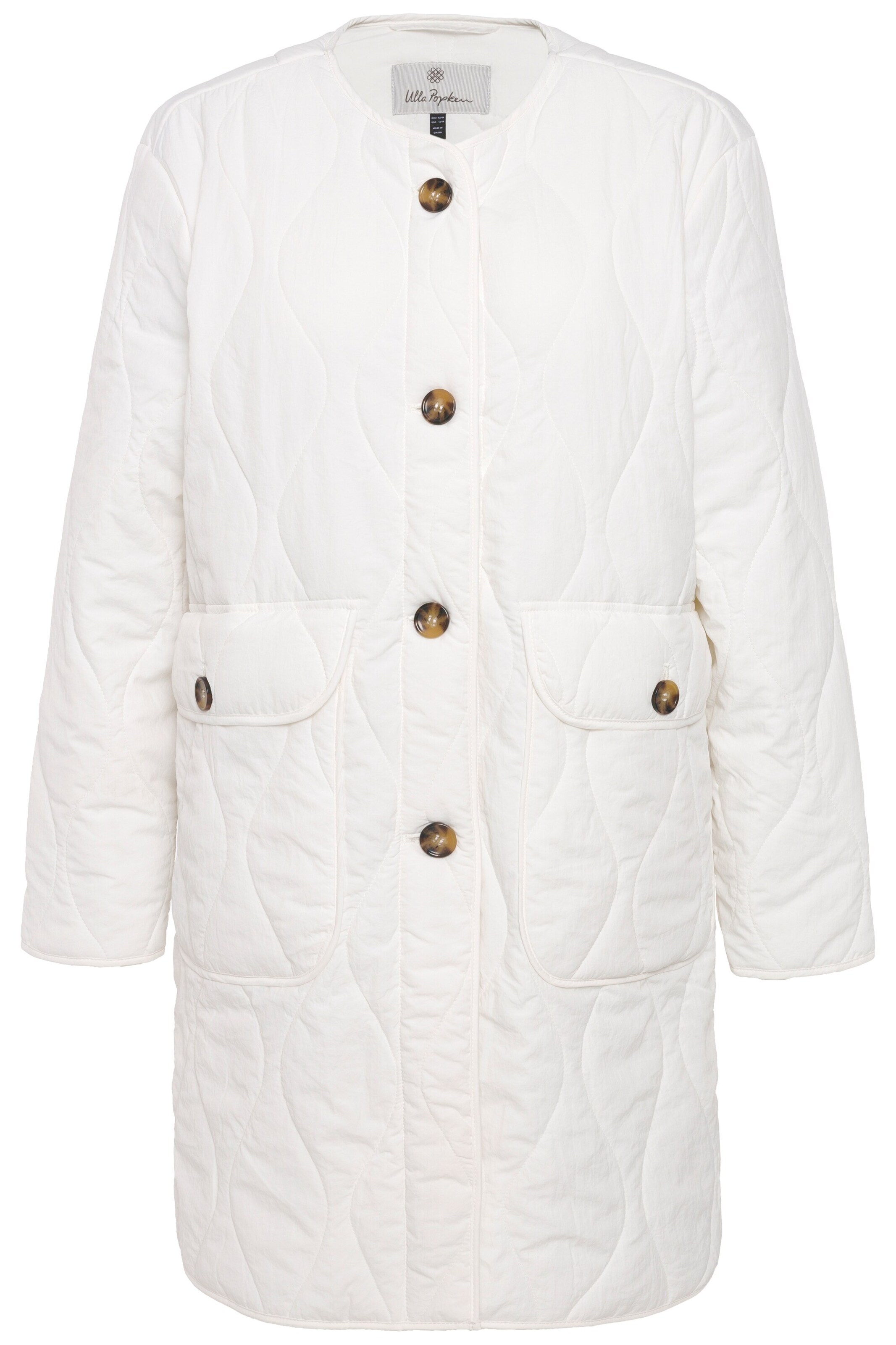 Ulla Popken Jacke in Weiß: Vorderseite