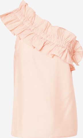 Copenhagen Muse Blouse 'MOLLY' in Oranje: voorkant