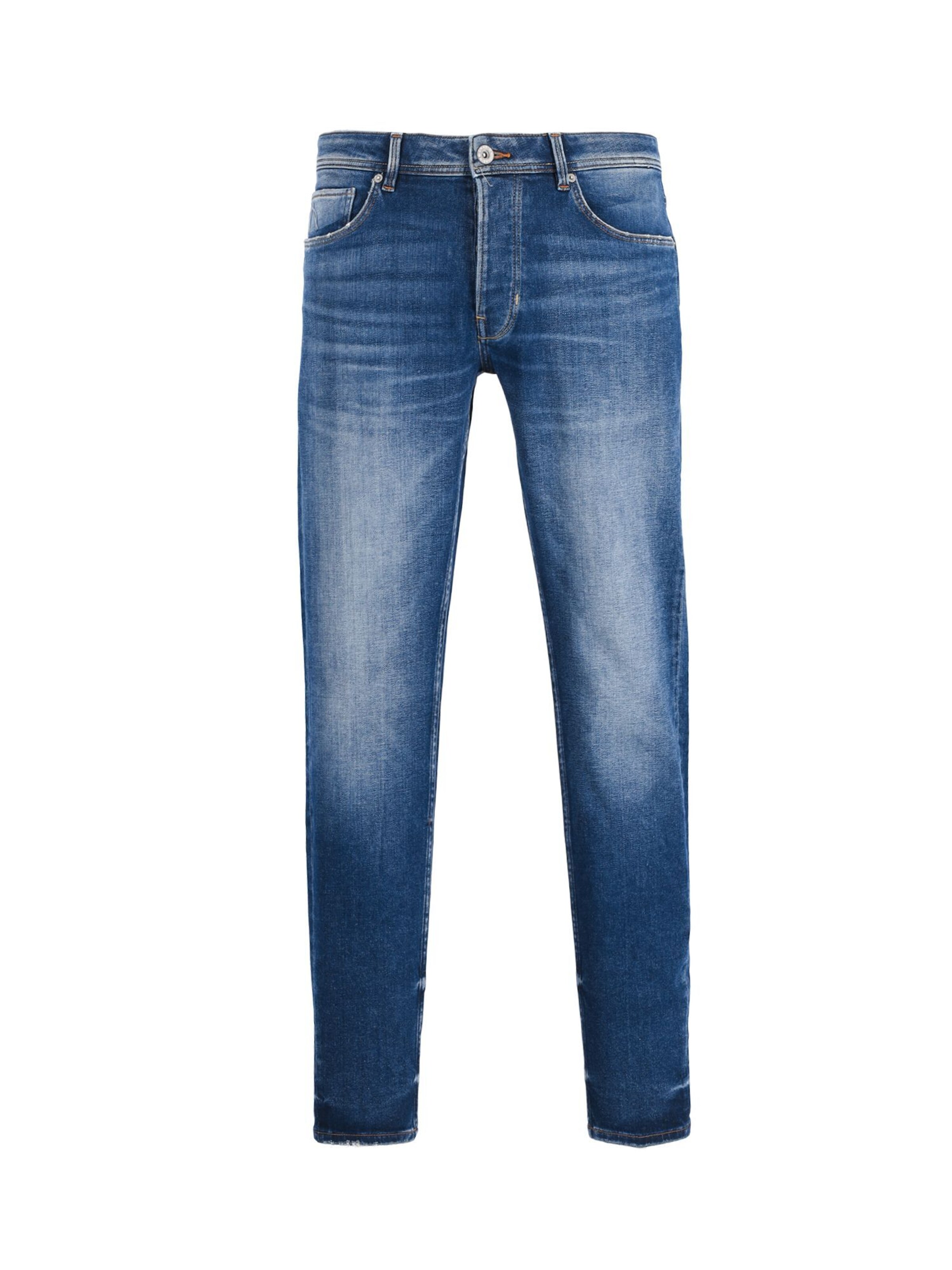 CHASIN' Regular Jeans ' EGO Flame' in Blue: front