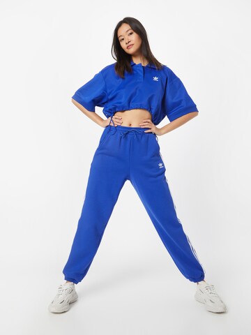 ADIDAS ORIGINALS Tapered Trousers 'Adicolor Classics 3-Stripes ' in Blue