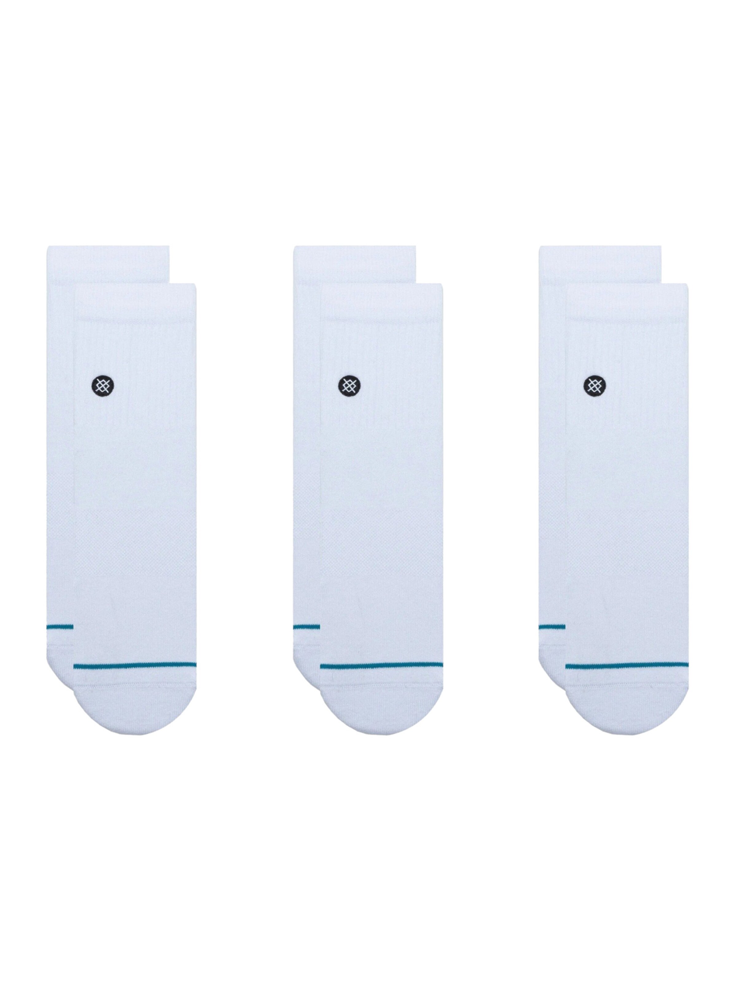 Calzino sportivo di Stance in bianco: frontale