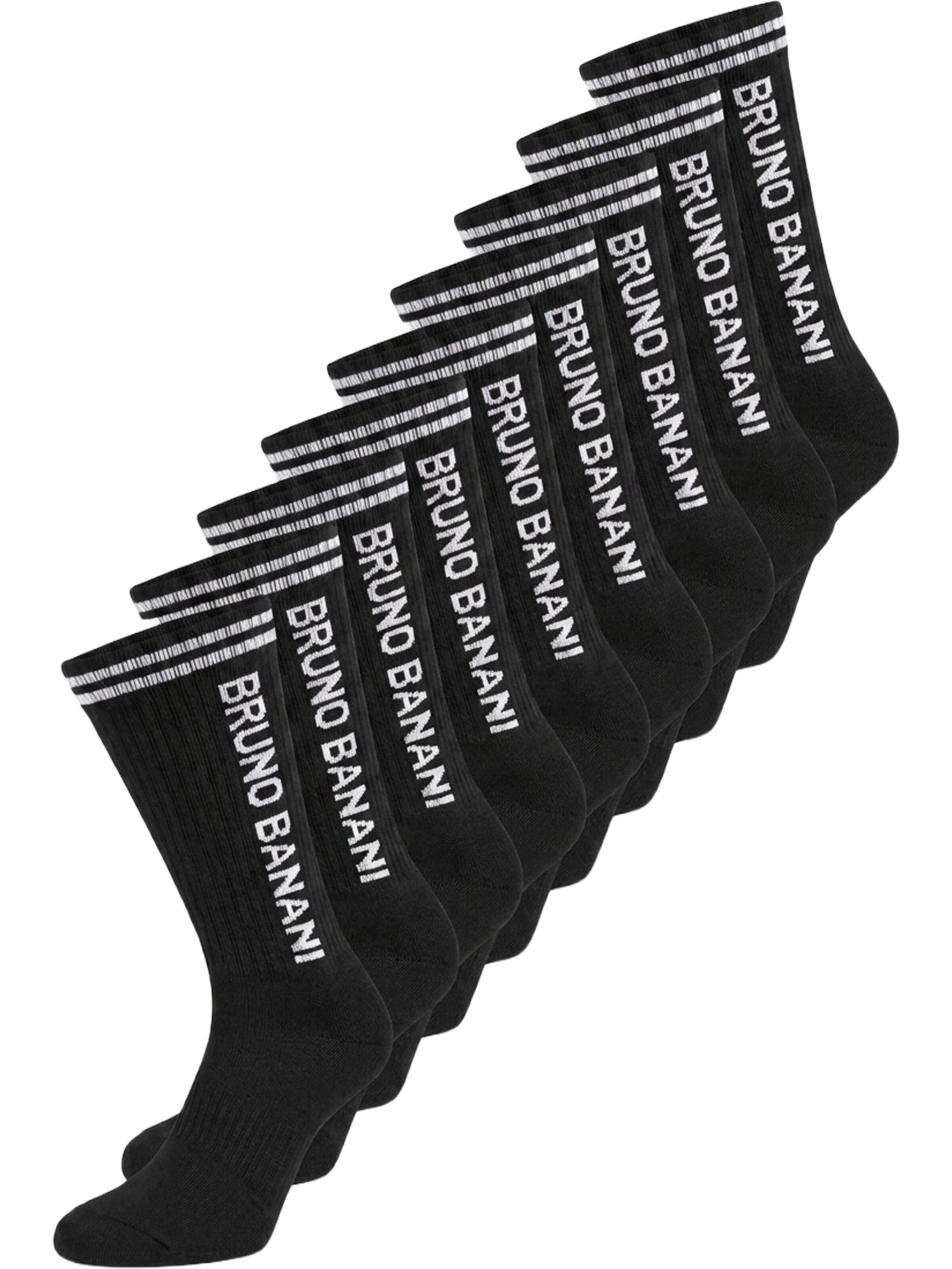 Chaussettes de sport ' GARZA ' Bruno Banani en noir : devant