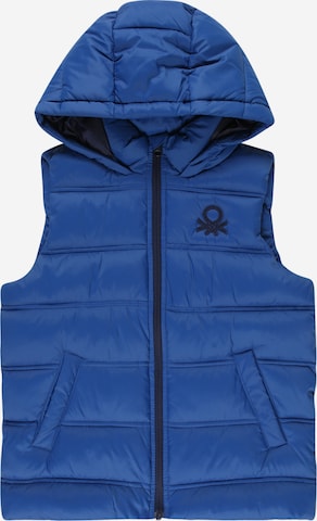 Gilet di UNITED COLORS OF BENETTON in blu: frontale