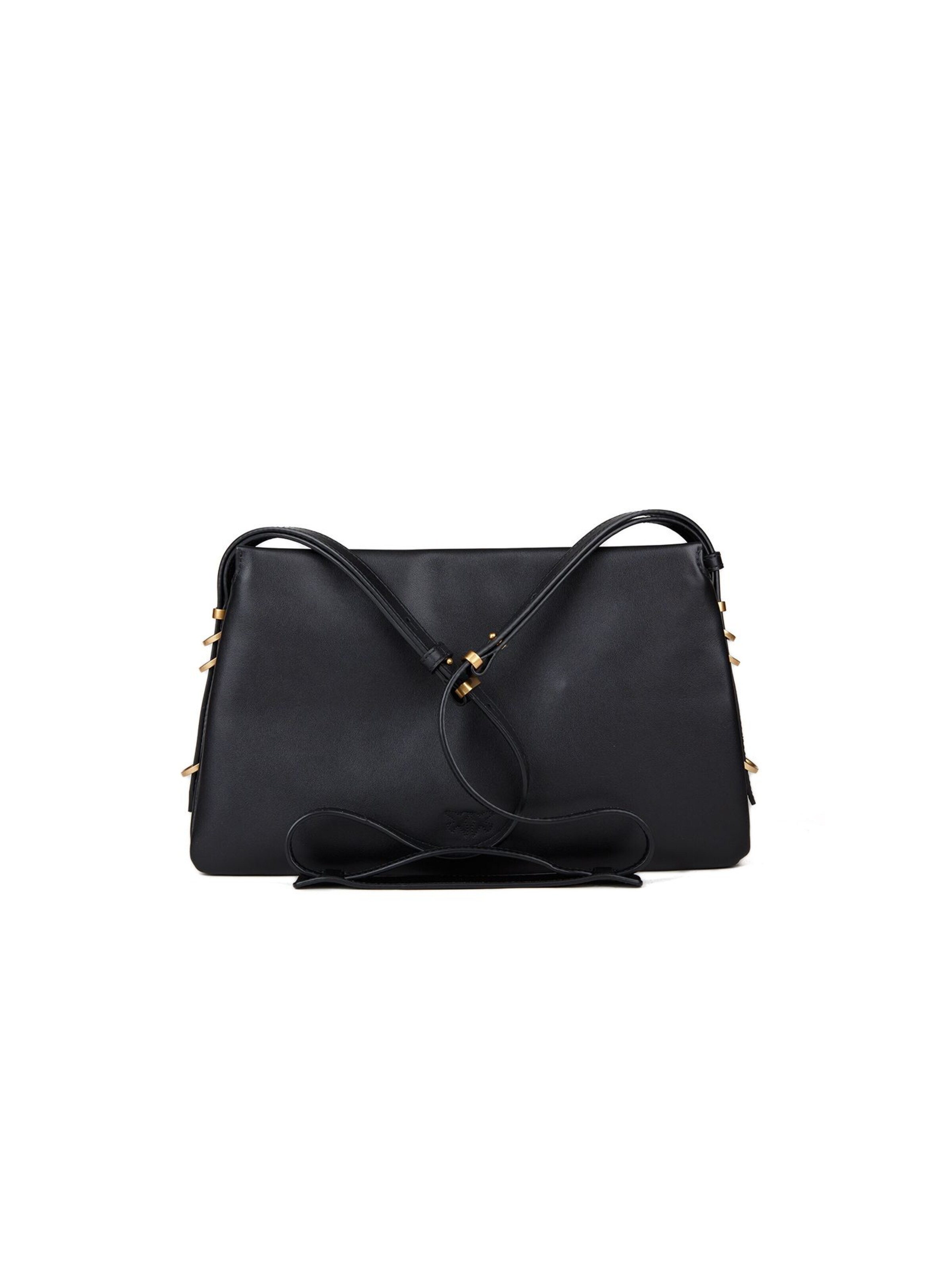 PINKO - Bolso de hombro 'Triplet Vitello Morbido' en negro