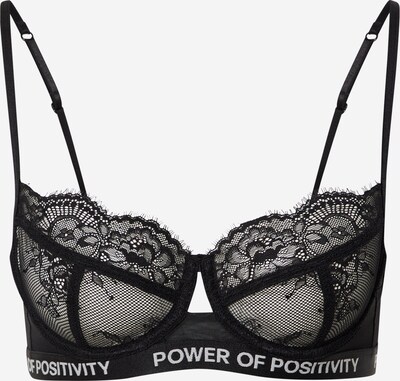 Sutien 'Honey' Hunkemöller pe negru / alb, Vizualizare produs