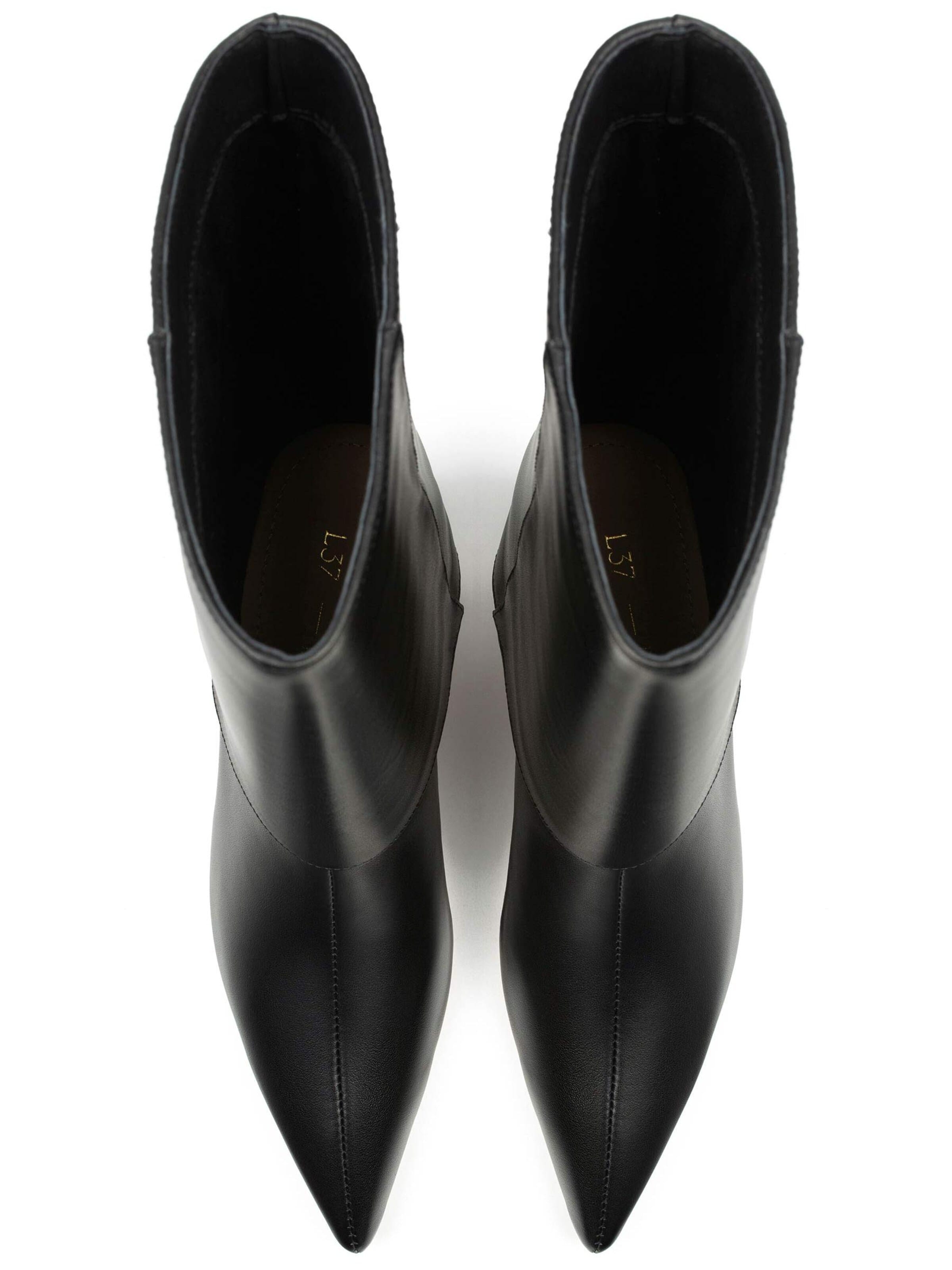 L37 HANDMADE SHOESGležnjače 'SENSE OF PRIDE' - crna boja