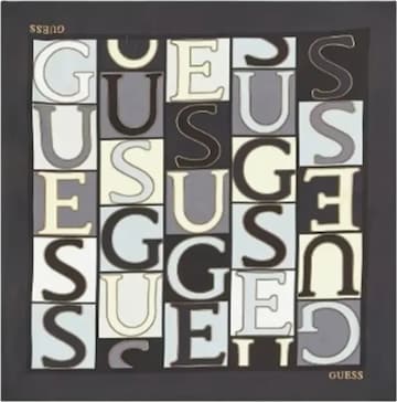 Foulard 'One life' di GUESS in nero: frontale