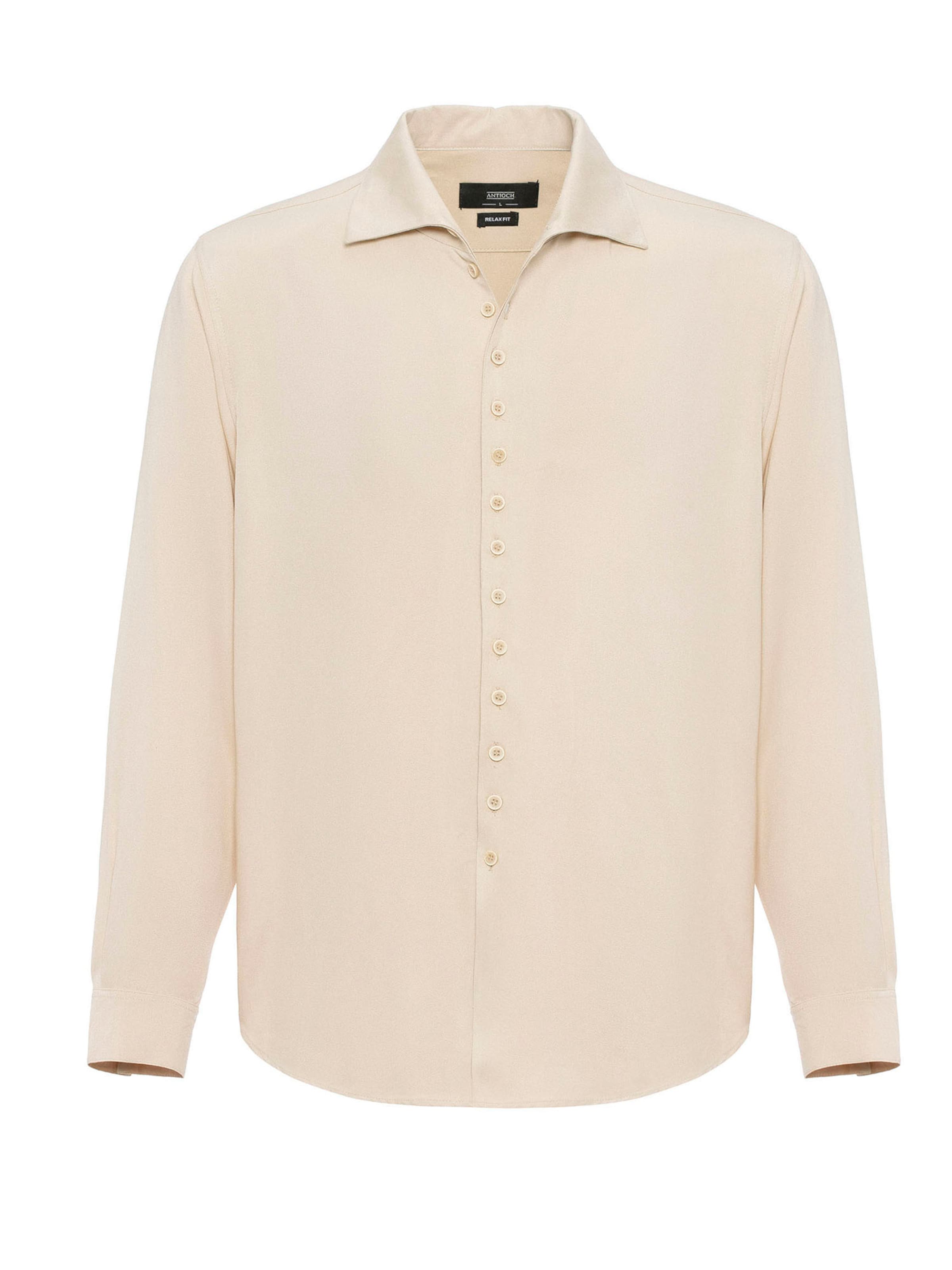 Antioch Regularny krój Koszula w kolorze beżowy: przód