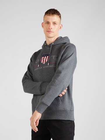 GANT Sweatshirt in Grau: Vorderseite