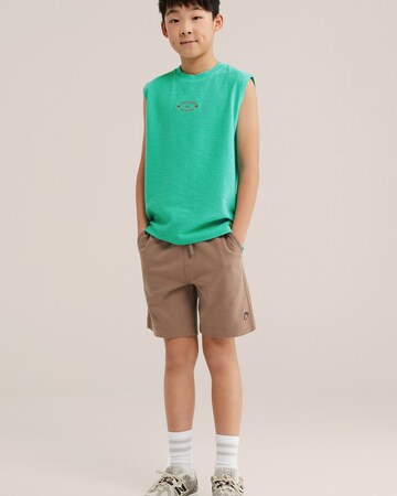WE Fashion Футболка в Зеленый