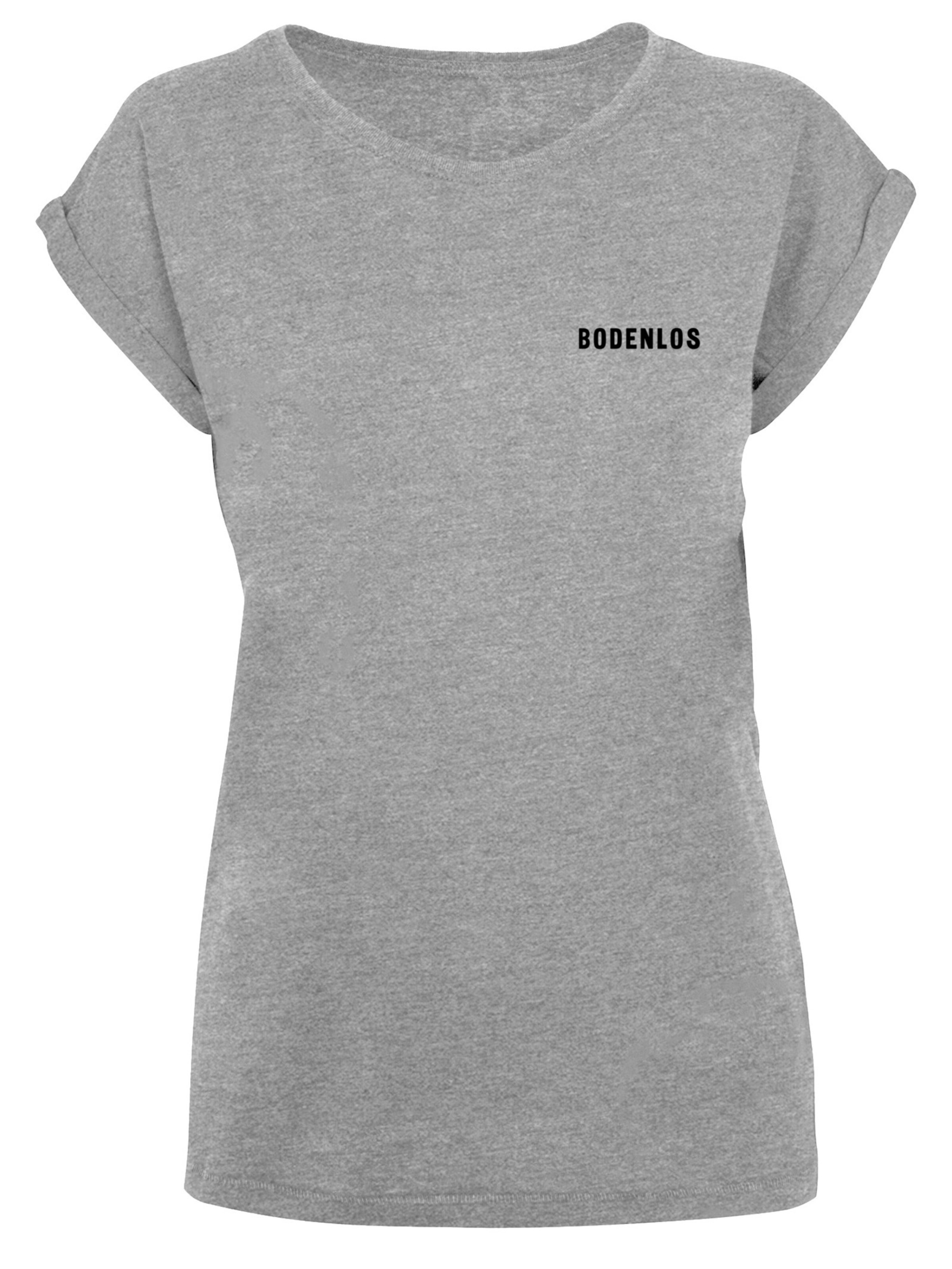 T-shirt 'Bodenlos' F4NT4STIC en gris : devant