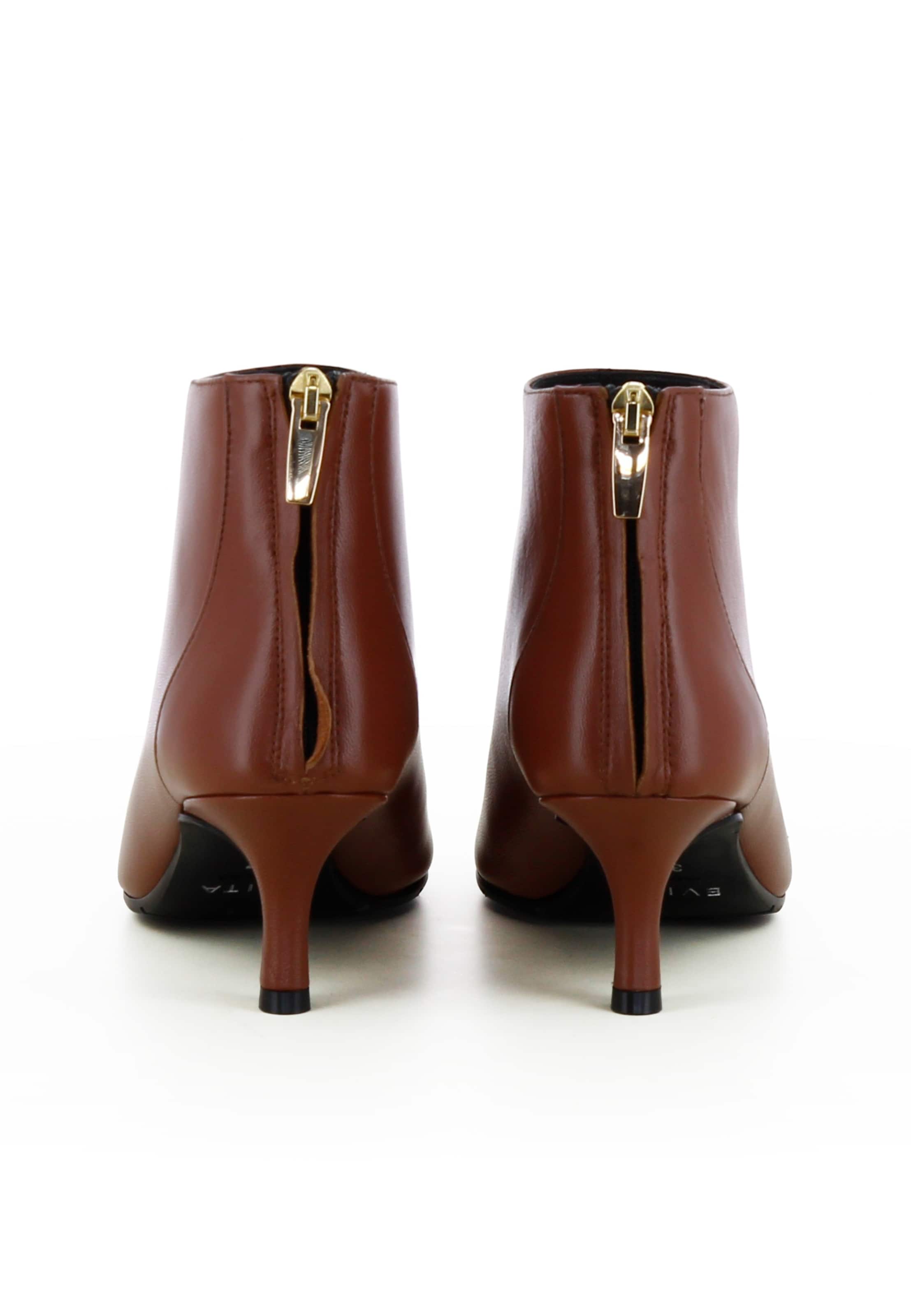EVITA Damen Stiefelette PERLA in Braun