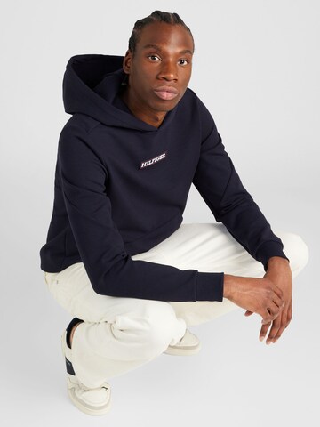 TOMMY HILFIGER Sweatshirt i blå