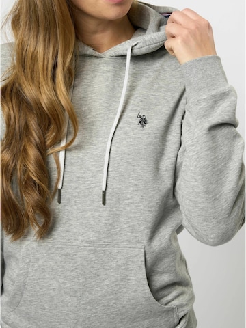 U.S. POLO ASSN. Sweatshirt 'Aba' in Grau