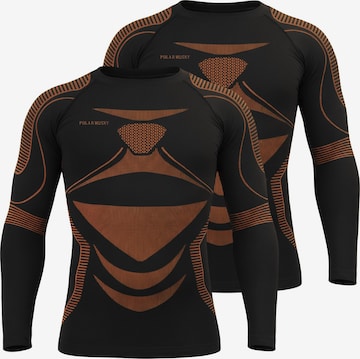 normani Base Layer in Schwarz: Vorderseite