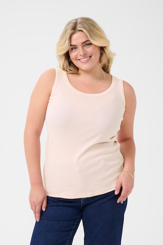 KAFFE CURVE Top 'KCCarina' – pink: přední strana