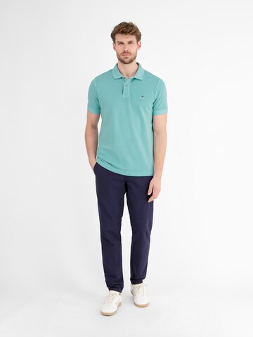 LERROS Herren Poloshirt in gewaschener Optik in Blau