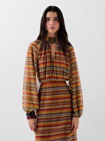 Scalpers Etnic Lurex Mesh Dress ' ' in Mischfarben