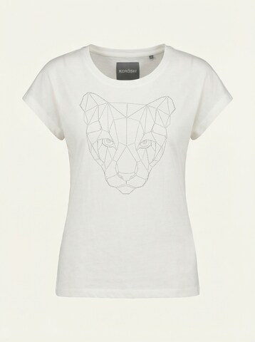 Tricou de la KOROSHI pe alb