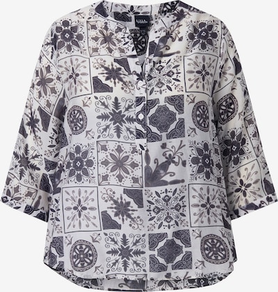 Ulla Popken Tunika pieejams XL-XXL, krāsa - umbra / melns / dabīgi balts, Preces skats