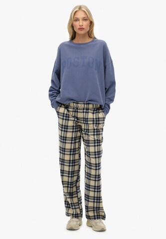 Wide Leg Pantalon Superdry en beige