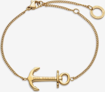 Paul Hewitt - Pulseira 'The Anchor' em ouro: frente