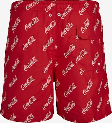 Mister Tee Regular Board Shorts in Red