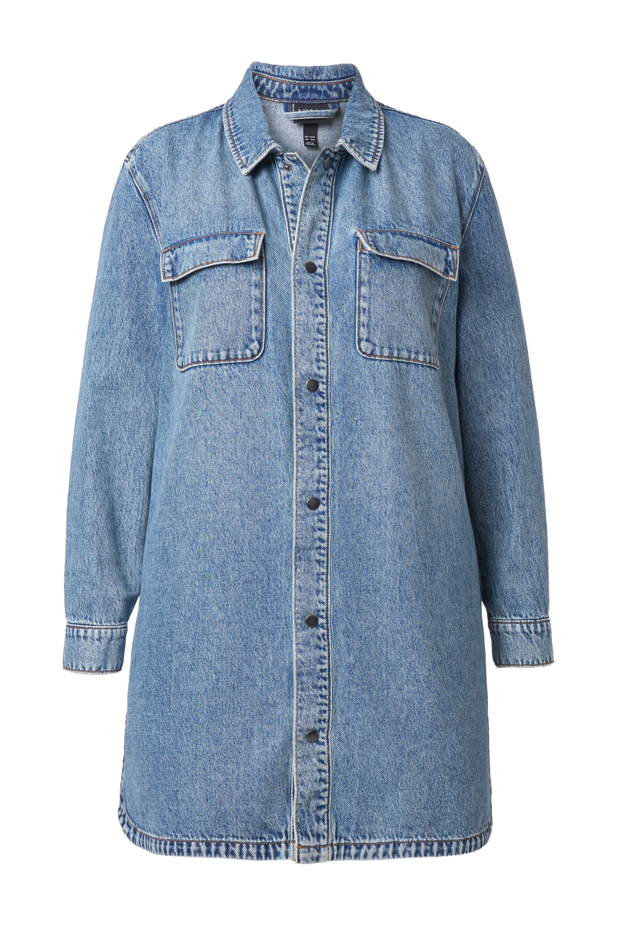 Ulla Popken Tussenjas in Blauw: voorkant